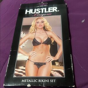 Hustler Hollywood Shiny Lingerie Set